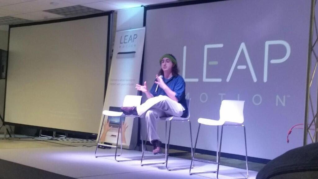 David Holz at API Night in San Francisco