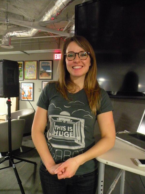 @larajeremko dropping some knowledge on bootstrapping at the hackathon tonight. #atxhack2014 http://t.co/q4BNJHB3oZ