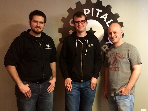 Welcome to @randomoutput and @leapmotion for the @comparemetrics #atxhack2014 (with @gstam and @JoshuaBaer) http://t.co/Gon5rVW3PN