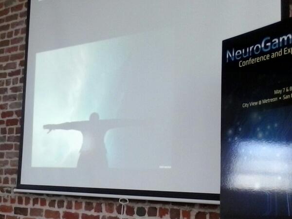 Freedom game using @unity3d @leapmotion address anxiety thru neurogaming @brainihack http://t.co/4DcZY0wLCh
