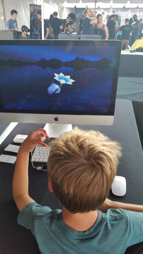 Morning, @IndieCade! We're revved up with demos for Day 2. Come register and snag hardware for our global #3DJam. http://t.co/JWTnZ1CSdH