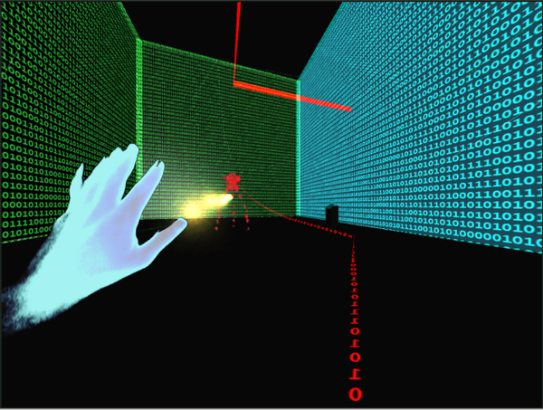 The Courier will deliver your digital content... after clearing up this virus. @LeapMotion #3DJam #gamedev https://t.co/Hs7Aen7PKr