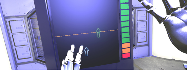 Screenshot of my #indiegames #3djam @LeapMotion entry called "In space, no one can hear you dance". http://t.co/j1PmNgVT22