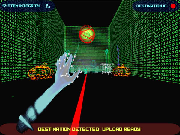 The Courier must be streaming some scary movies to this user. #3djam @LeapMotion #gamedev #vr #teamthunderegg https://t.co/vupyrQUgeu