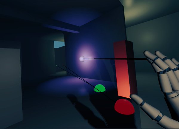 Gameplay- and UI-logic shaping up nicely in "Rayhand" #3DJam puzzle! 
#indiedev #screenshotsaturday #unity3d https://t.co/SOscicbEHz