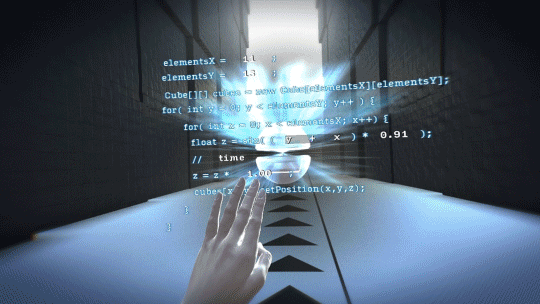 Loop, a vr game concept which lets you modify its virtual worlds via ...